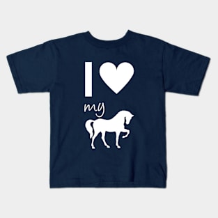 I love my horse Kids T-Shirt